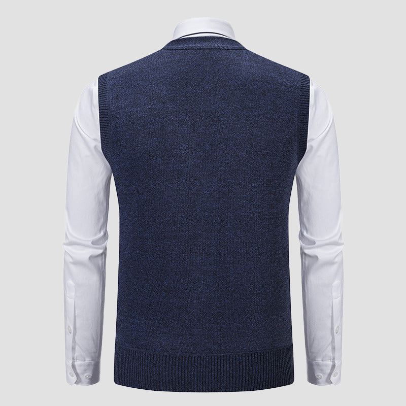 JAMES™ | Men's Diamond-Knit Lined Vest