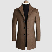 JAMES ™ | Men's Wool-Viscose Overcoat with Nanosilk Lining