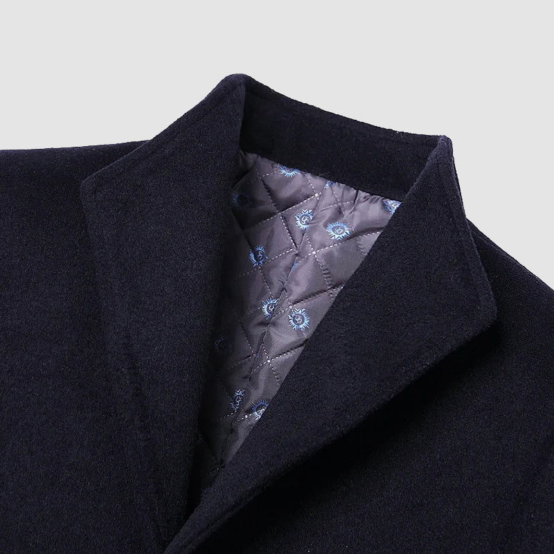 JAMES ™ | Men's Wool-Viscose Overcoat with Nanosilk Lining