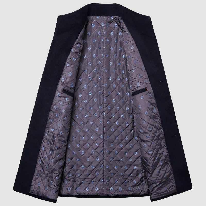 JAMES ™ | Men's Wool-Viscose Overcoat with Nanosilk Lining