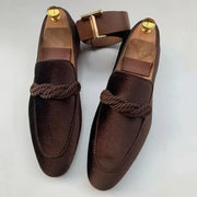 JAMES™ | Men's Vegan Suede Slip-On Loafers