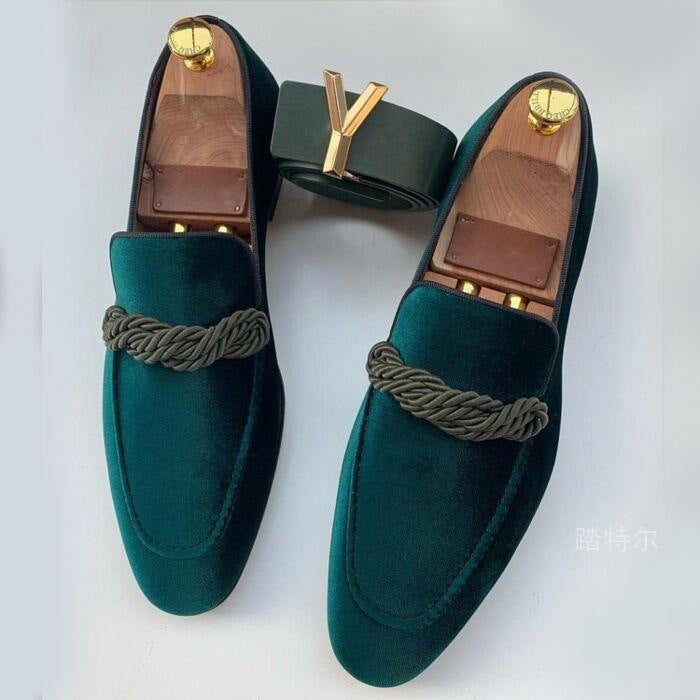 JAMES™ | Men's Vegan Suede Slip-On Loafers
