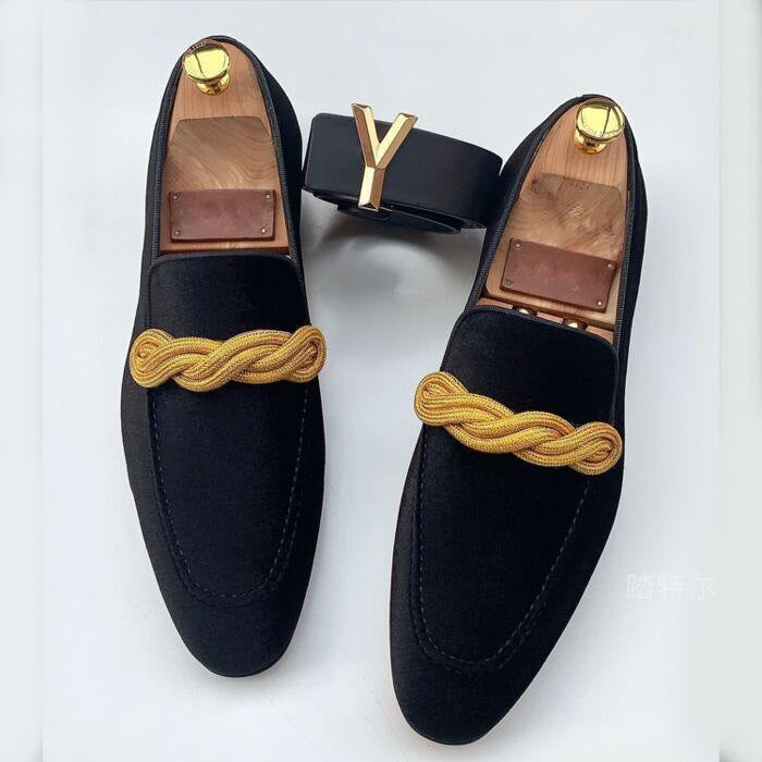 JAMES™ | Men's Vegan Suede Slip-On Loafers
