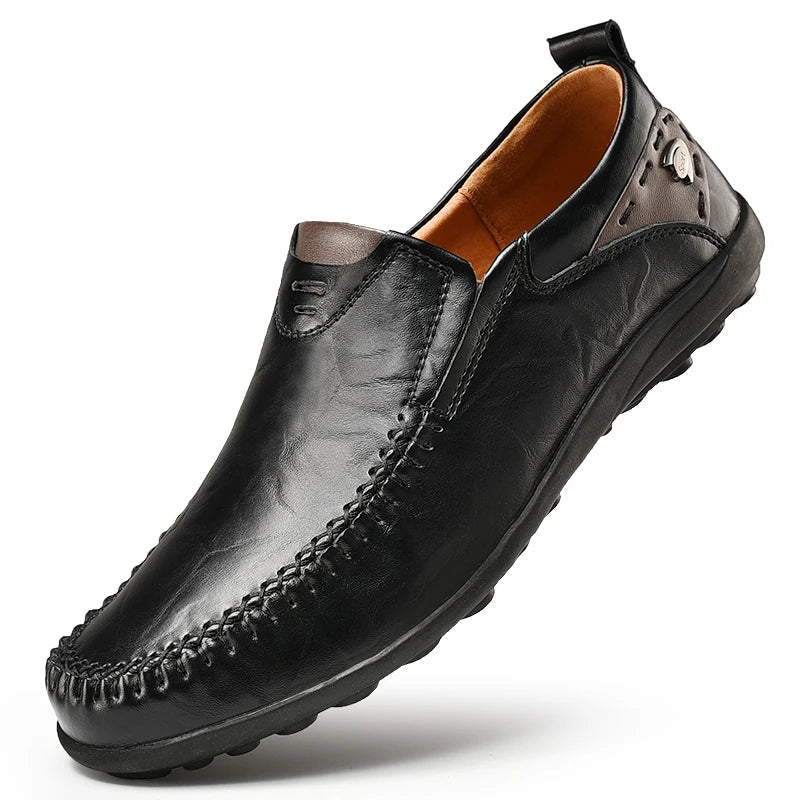 JAMES™ | Men's Hand-Stitched Leather Slip-On