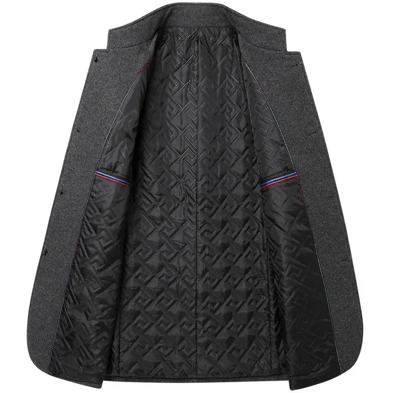 JAMES™ | Men's Tailored Wool-Blend Overcoat