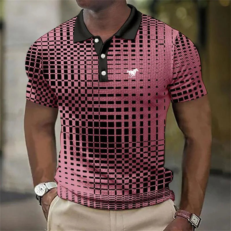 JAMES™ | Men's 3D Print Polo