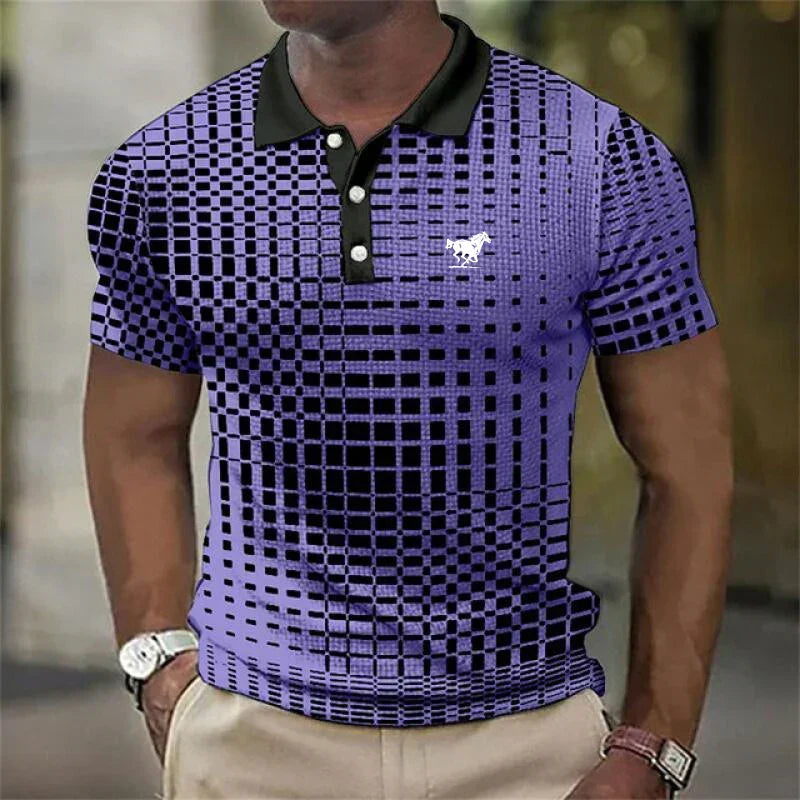 JAMES™ | Men's 3D Print Polo