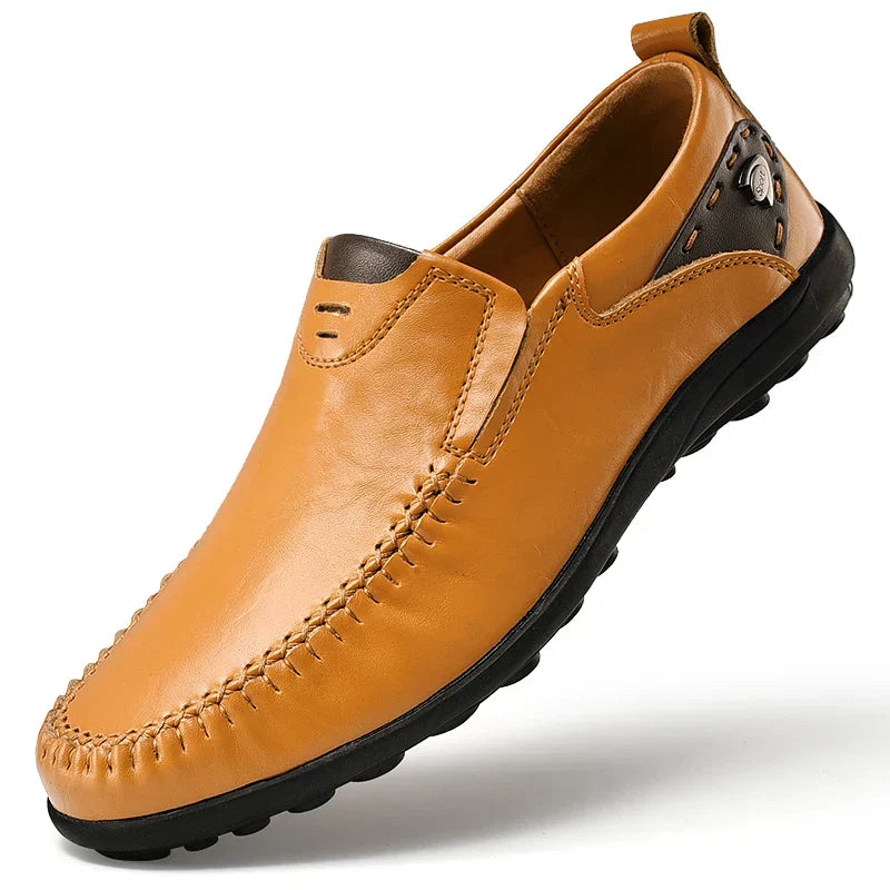 JAMES™ | Men's Hand-Stitched Leather Slip-On