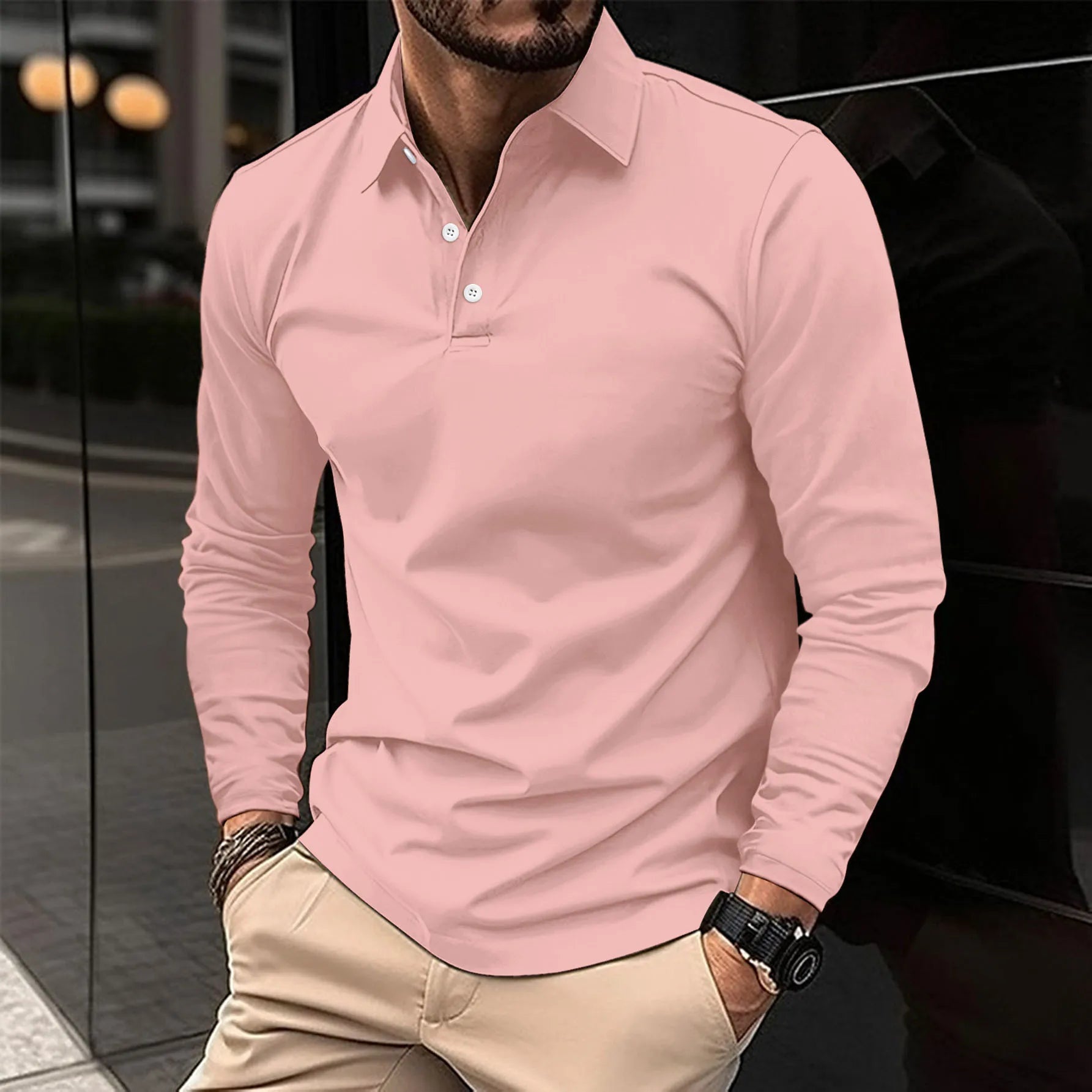 JAMES™ | Collared Long-Sleeve