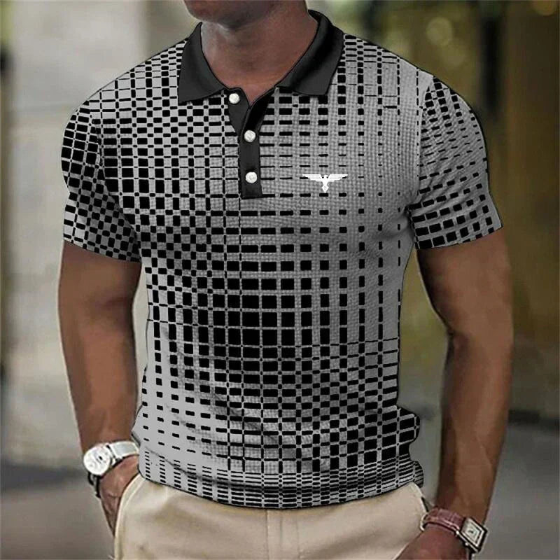 JAMES™ | Men's 3D Print Polo