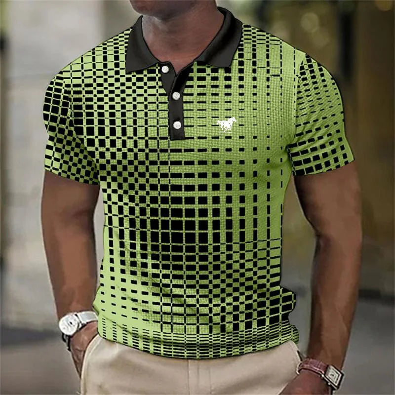 JAMES™ | Men's 3D Print Polo