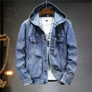 JAMES™ | Retro Denim Hoodie