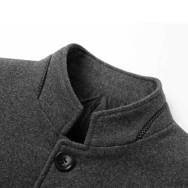 JAMES™ | Men's Tailored Wool-Blend Overcoat