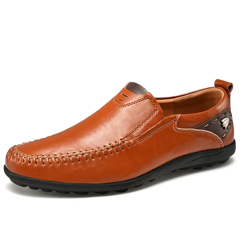 JAMES™ | Men's Hand-Stitched Leather Slip-On