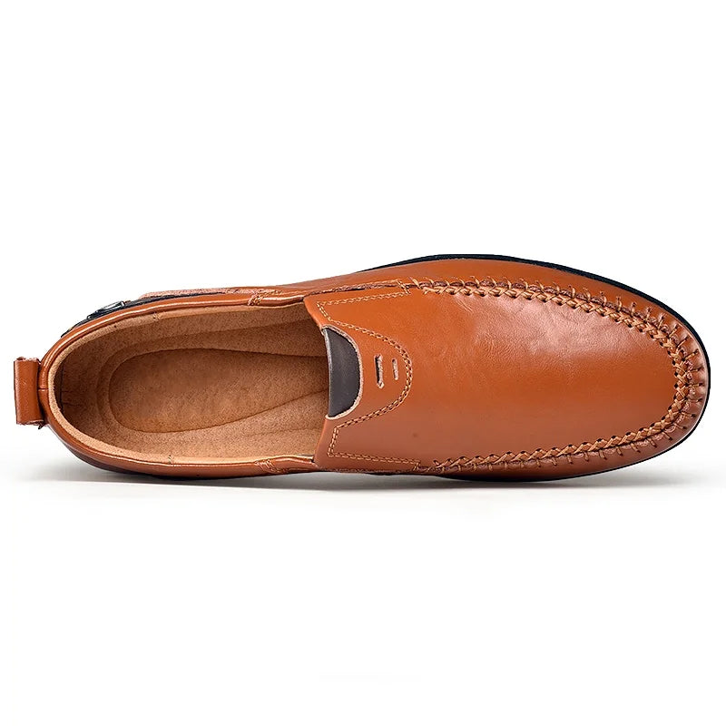 JAMES™ | Men's Hand-Stitched Leather Slip-On