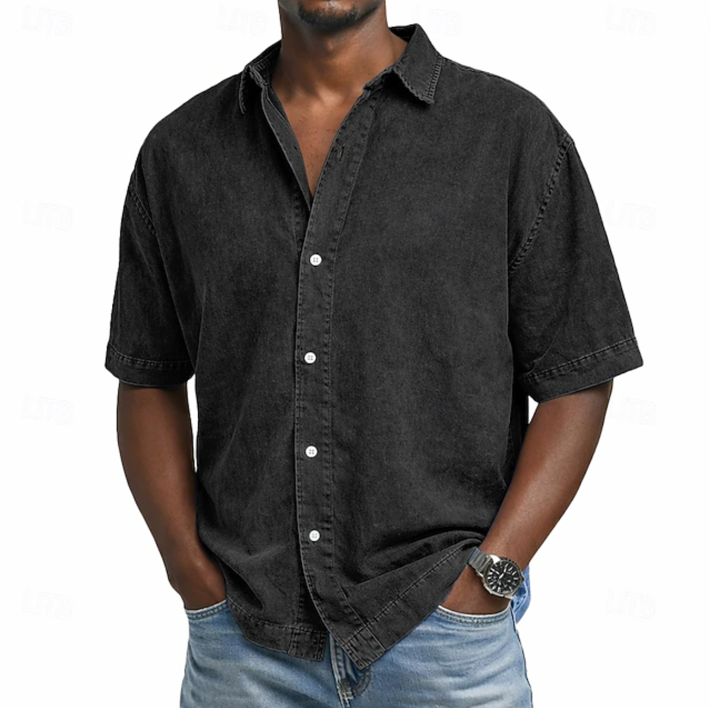 JAMES™ | Men's Acid Wash Shirt