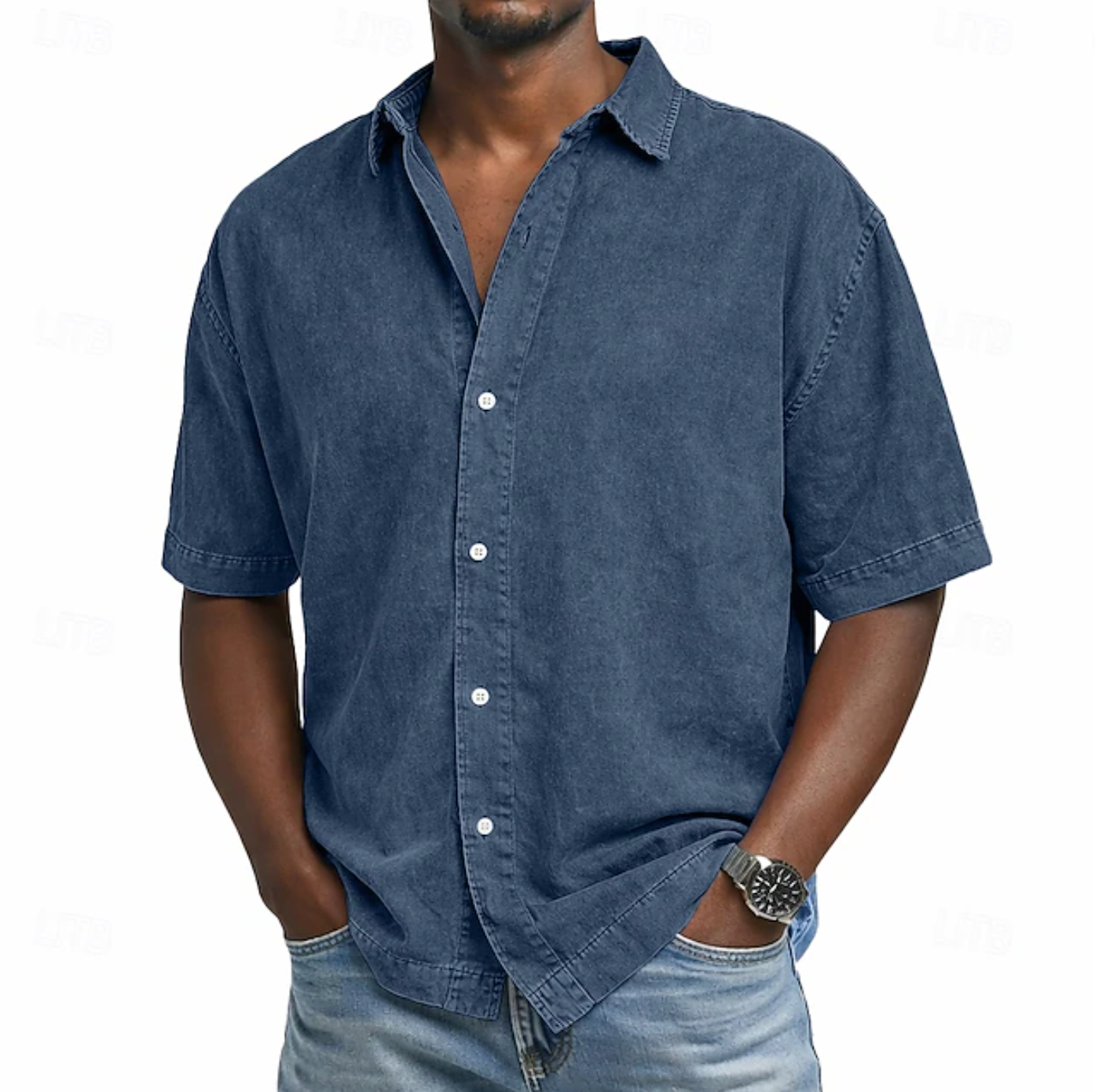 JAMES™ | Men's Acid Wash Shirt