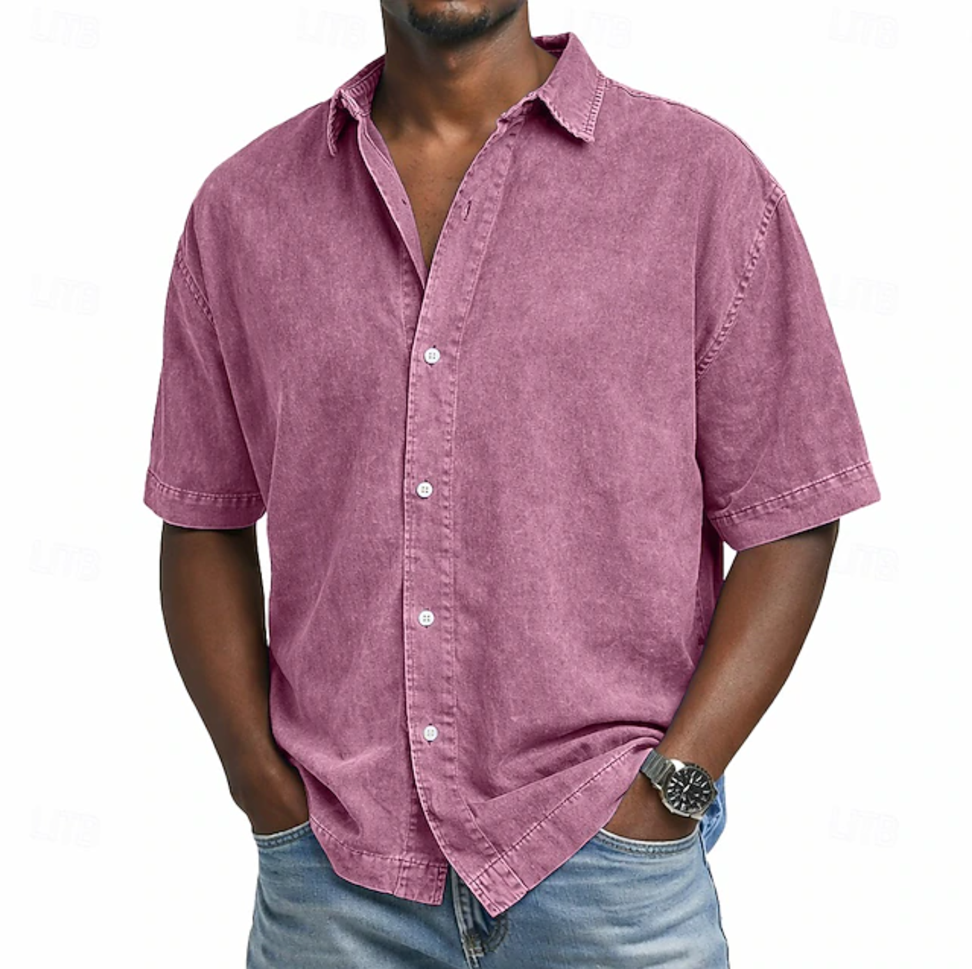 JAMES™ | Men's Acid Wash Shirt