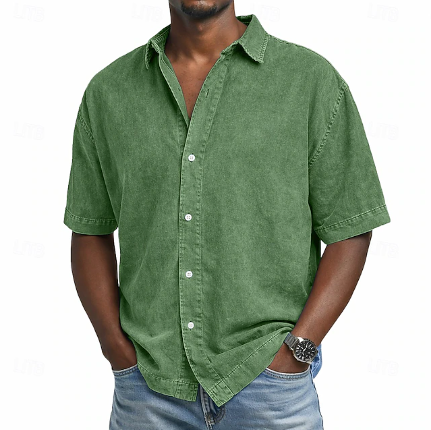 JAMES™ | Men's Acid Wash Shirt