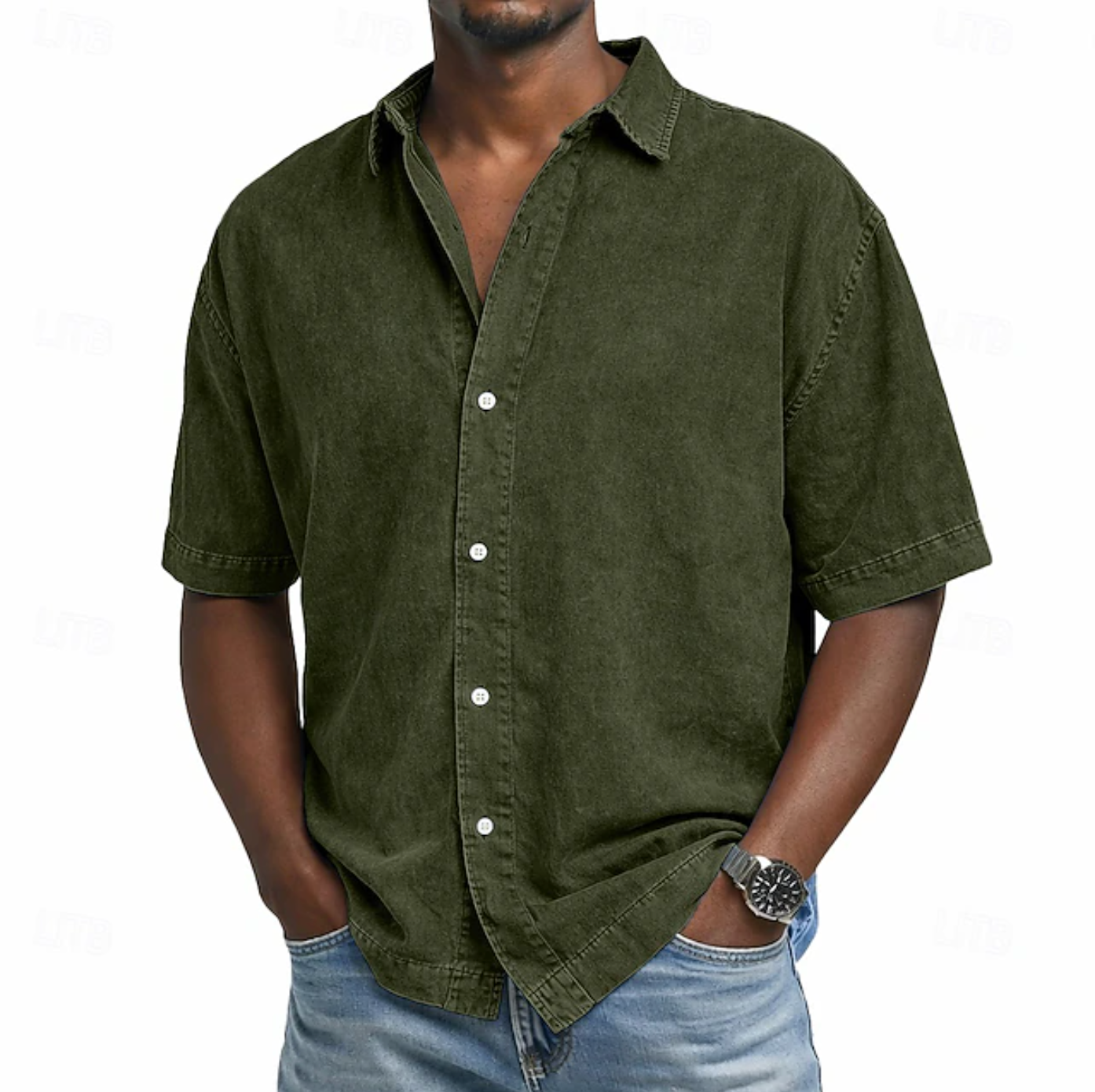 JAMES™ | Men's Acid Wash Shirt