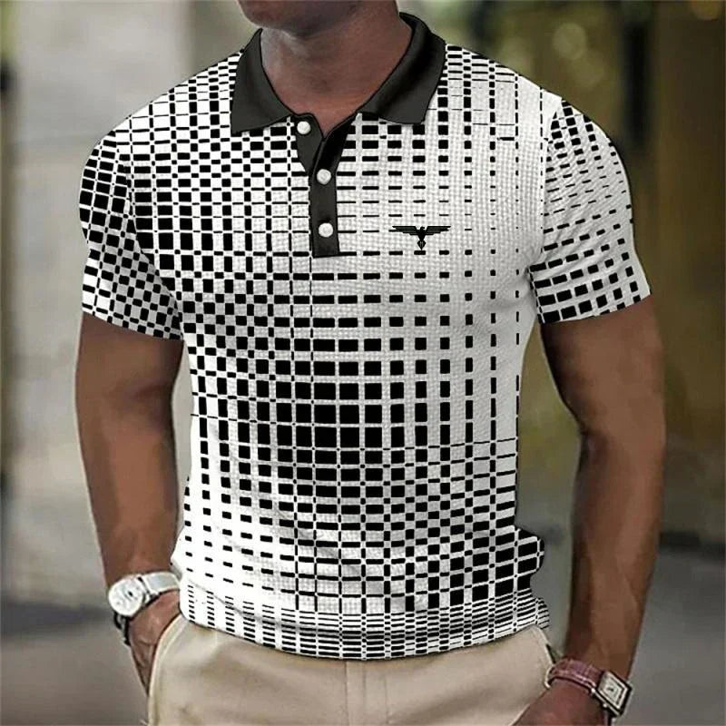 JAMES™ | Men's 3D Print Polo