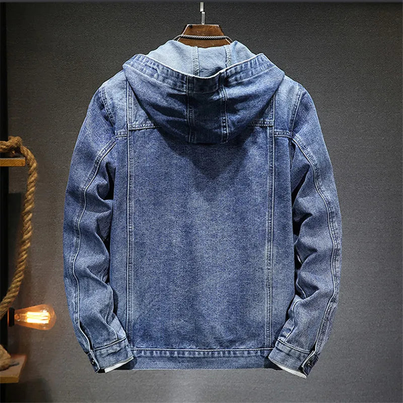 JAMES™ | Retro Denim Hoodie