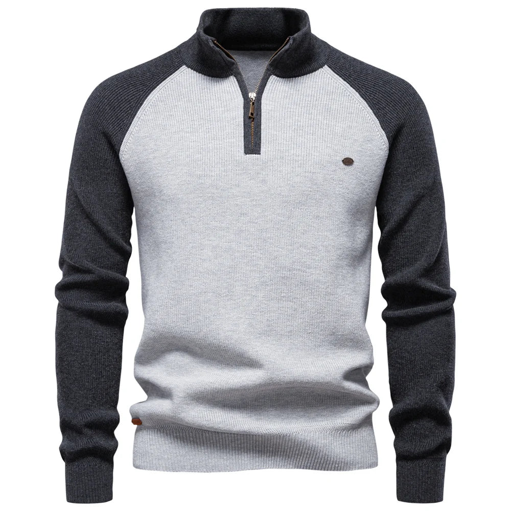 JAMES™ | QUARTER ZIP SWEATER FOR MEN