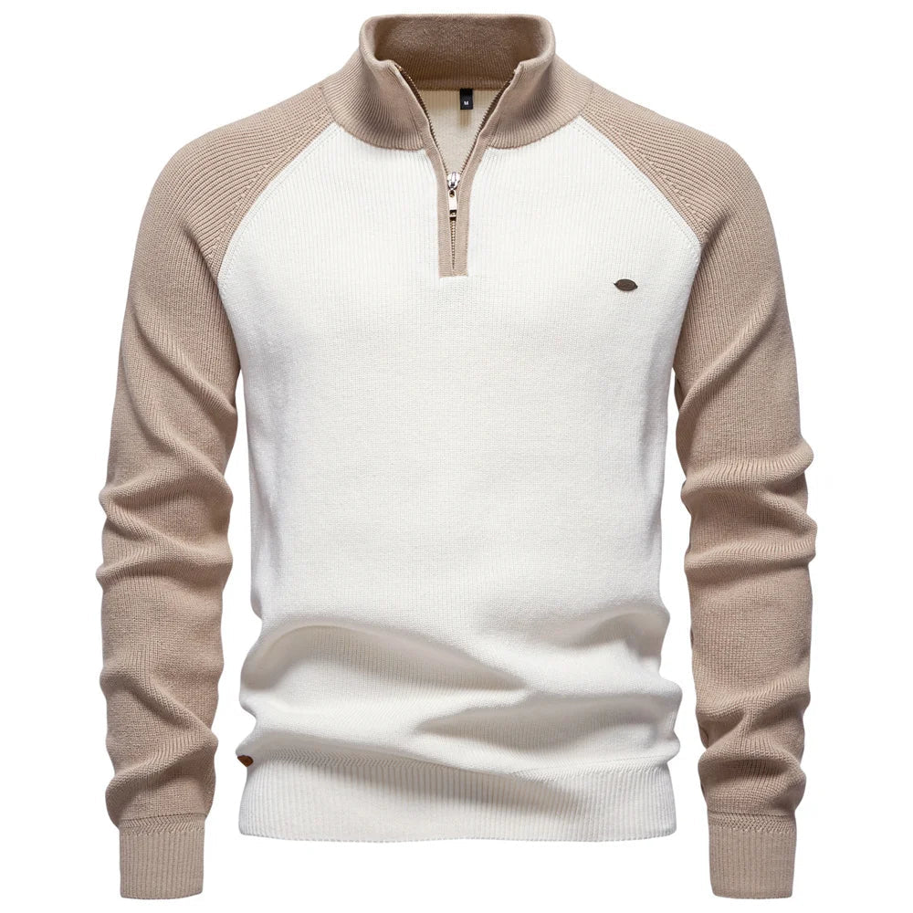 JAMES™ | QUARTER ZIP SWEATER FOR MEN