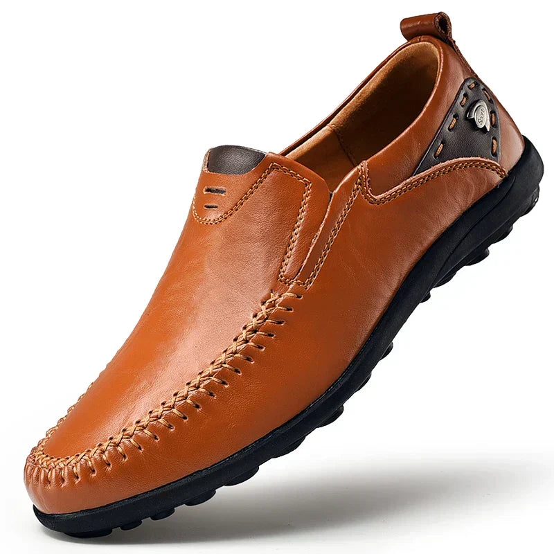 JAMES™ | Men's Hand-Stitched Leather Slip-On