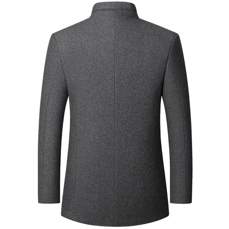 JAMES™ | Men's Tailored Wool-Blend Overcoat