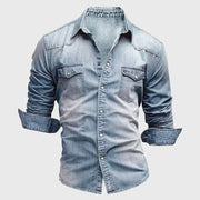 JAMES™ | Slim-Fit Denim Shirt
