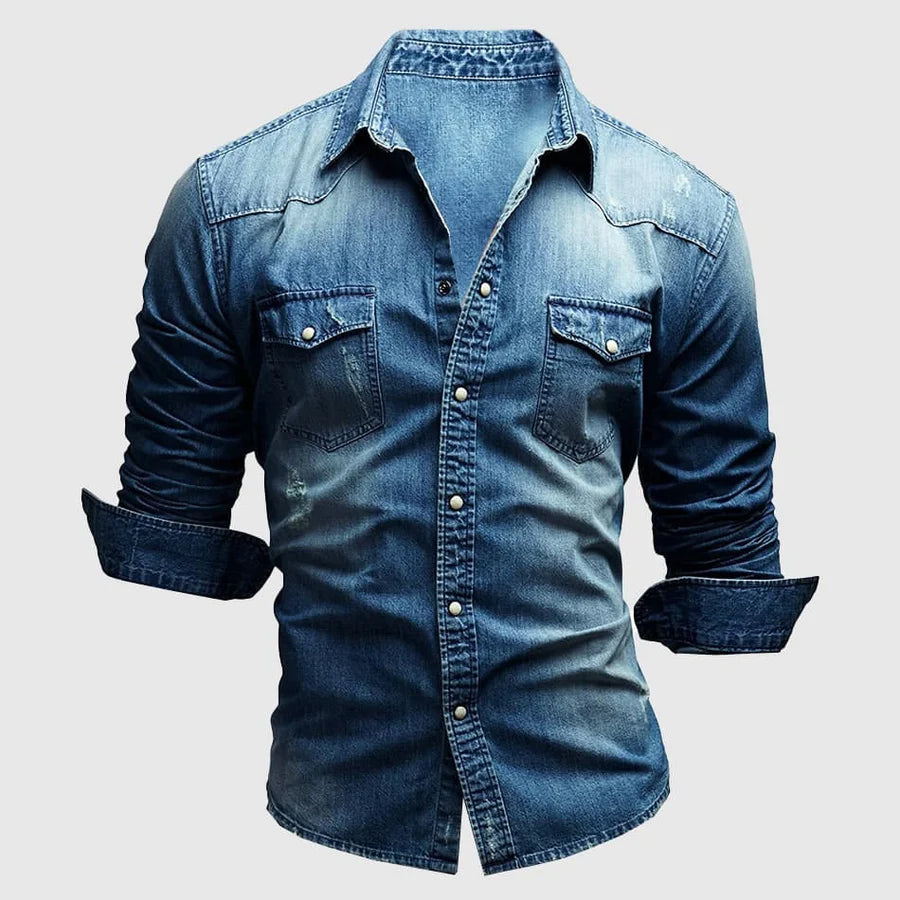 JAMES™ | Slim-Fit Denim Shirt