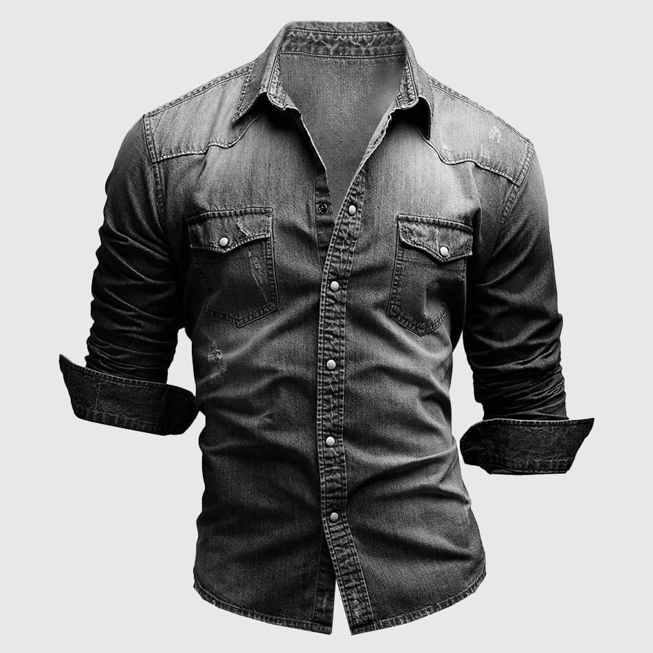 JAMES™ | Slim-Fit Denim Shirt