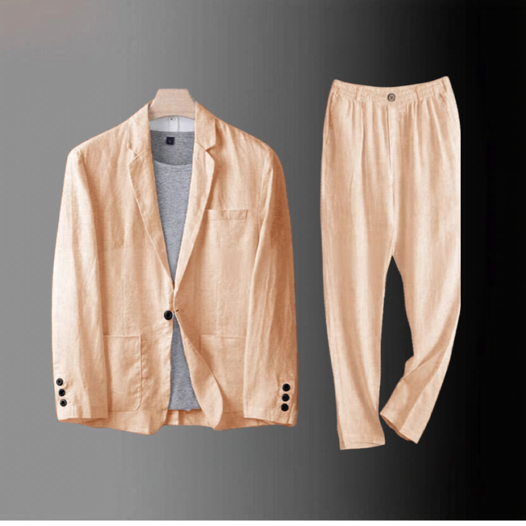 JAMES™ | Men's Pure Linen Coordinate Set