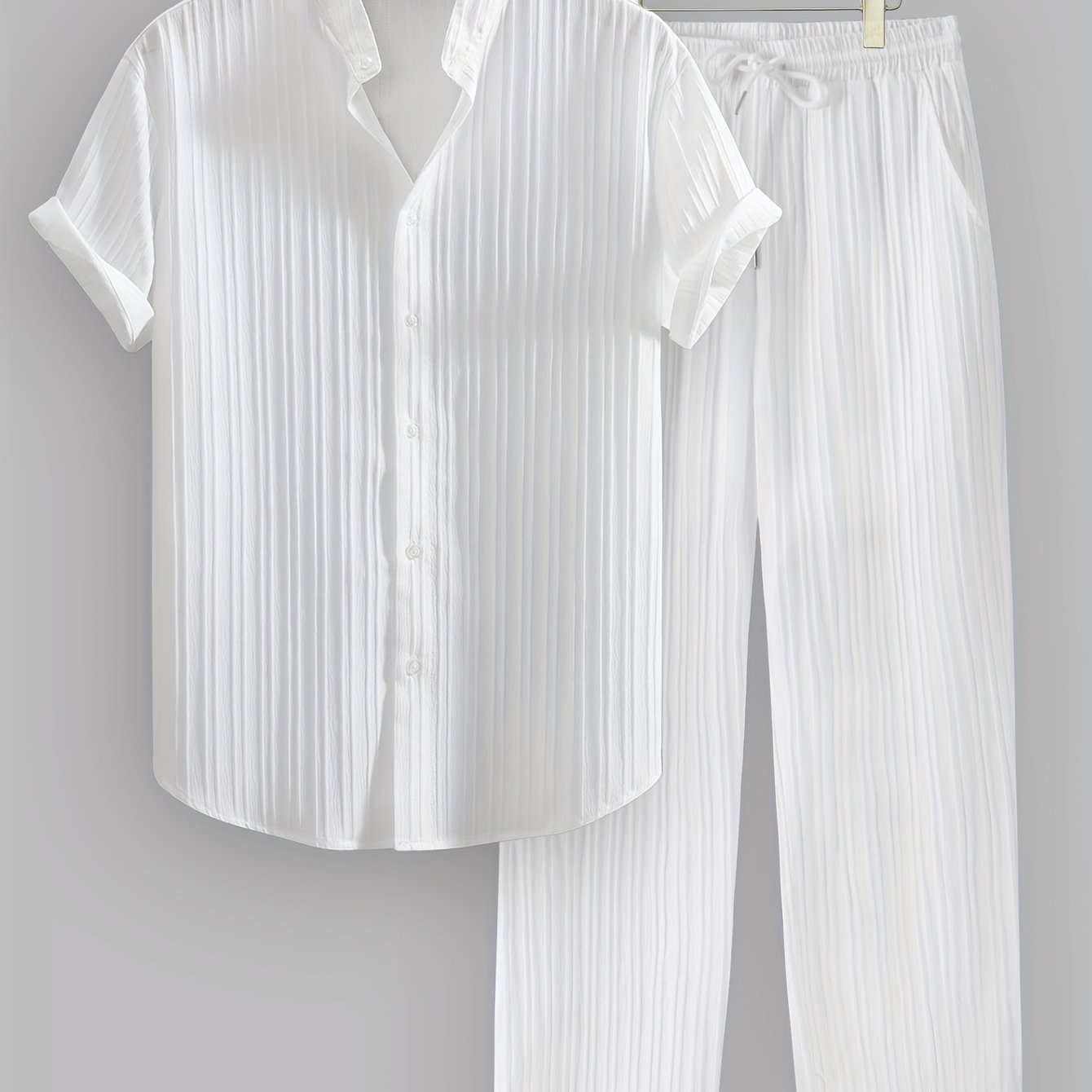 JAMES™ | Men's Ribbed Fabric Coordinated Set