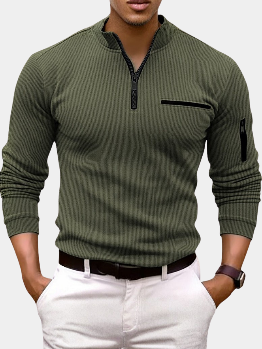 JAMES™ | ZIP COLLAR SHIRT FOR MEN