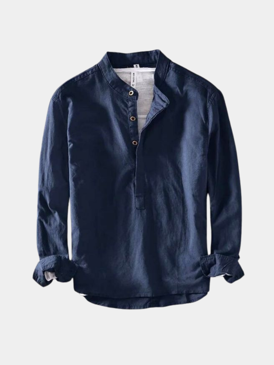 JAMES™ | MINIMALIST LINEN SHIRT
