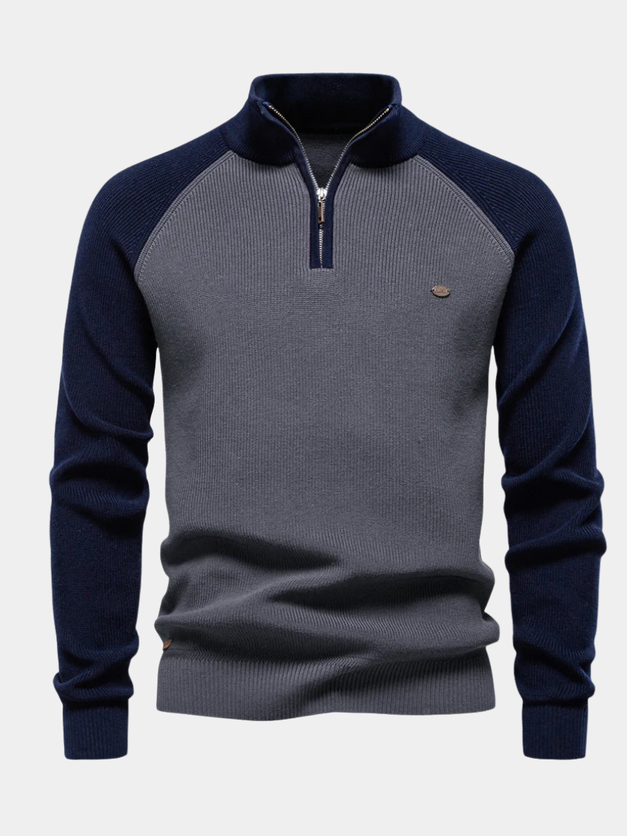 JAMES™ | QUARTER ZIP SWEATER FOR MEN