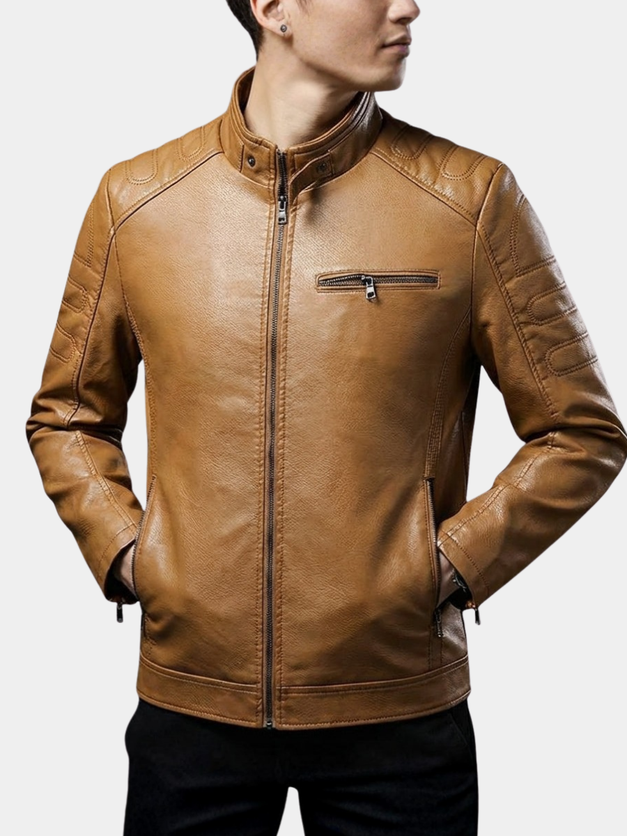 JAMES ™ | Men's Moto-Style Zip Jacket