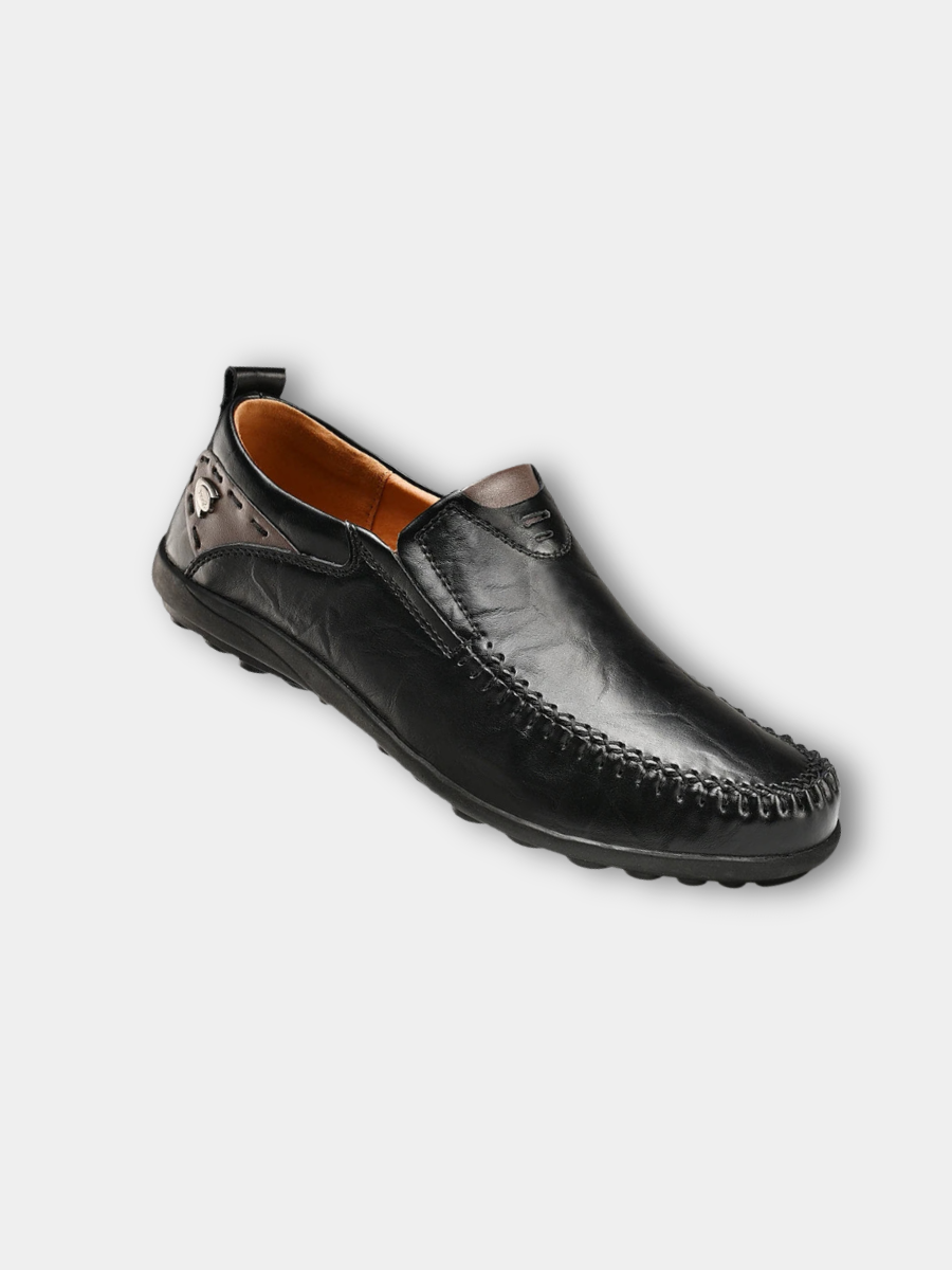 JAMES™ | Men's Hand-Stitched Leather Slip-On