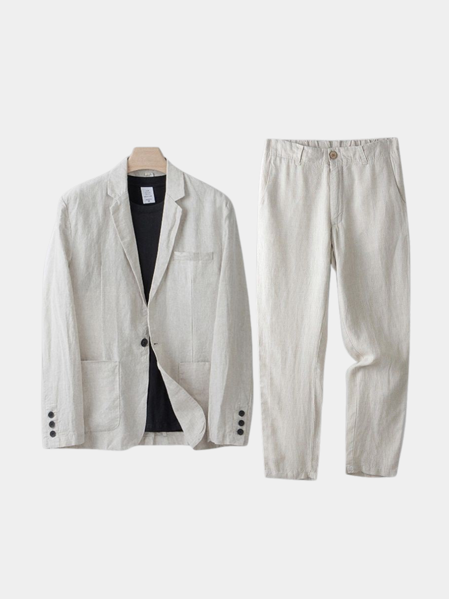 JAMES™ | Men's Linen-Cotton Suit