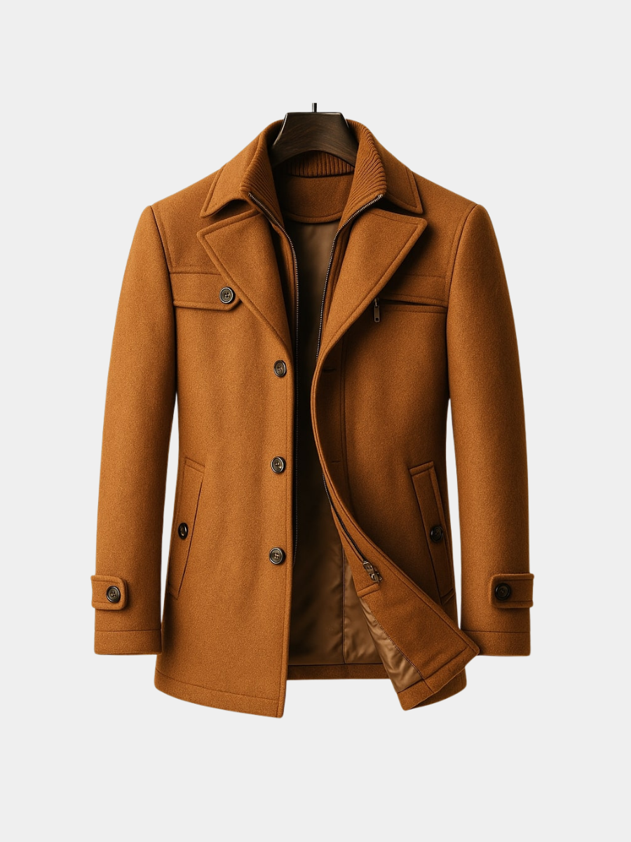 JAMES™ | LONG WOOL COAT FOR MEN