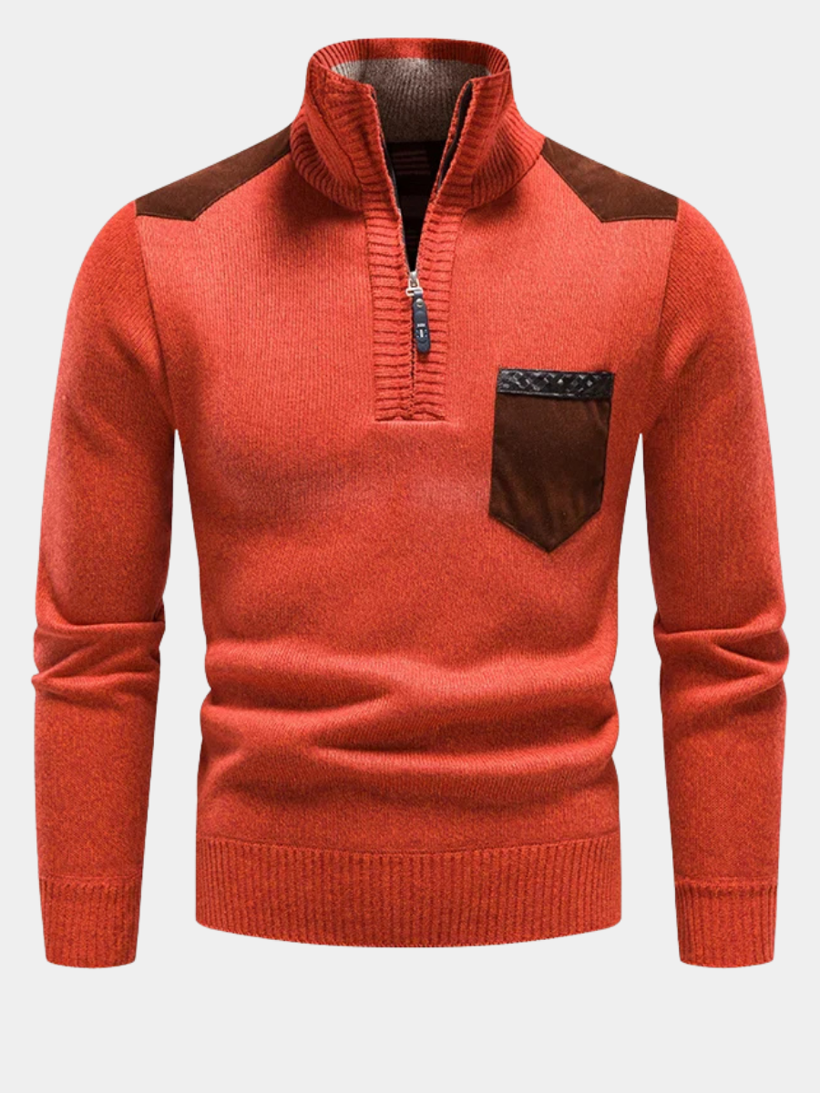JAMES™ | MEN'S FLEECE SWEATER WITH ZIP