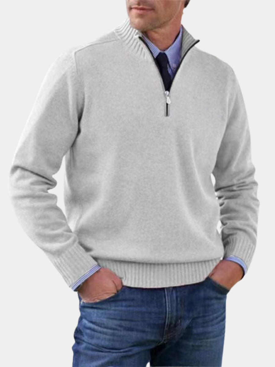 JAMES™ | CASUAL HALF-ZIP SWEATER