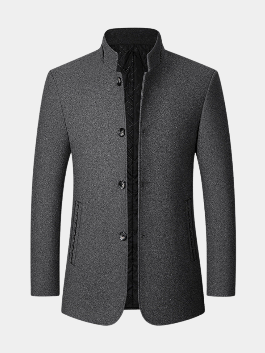 JAMES™ | Men's Tailored Wool-Blend Overcoat