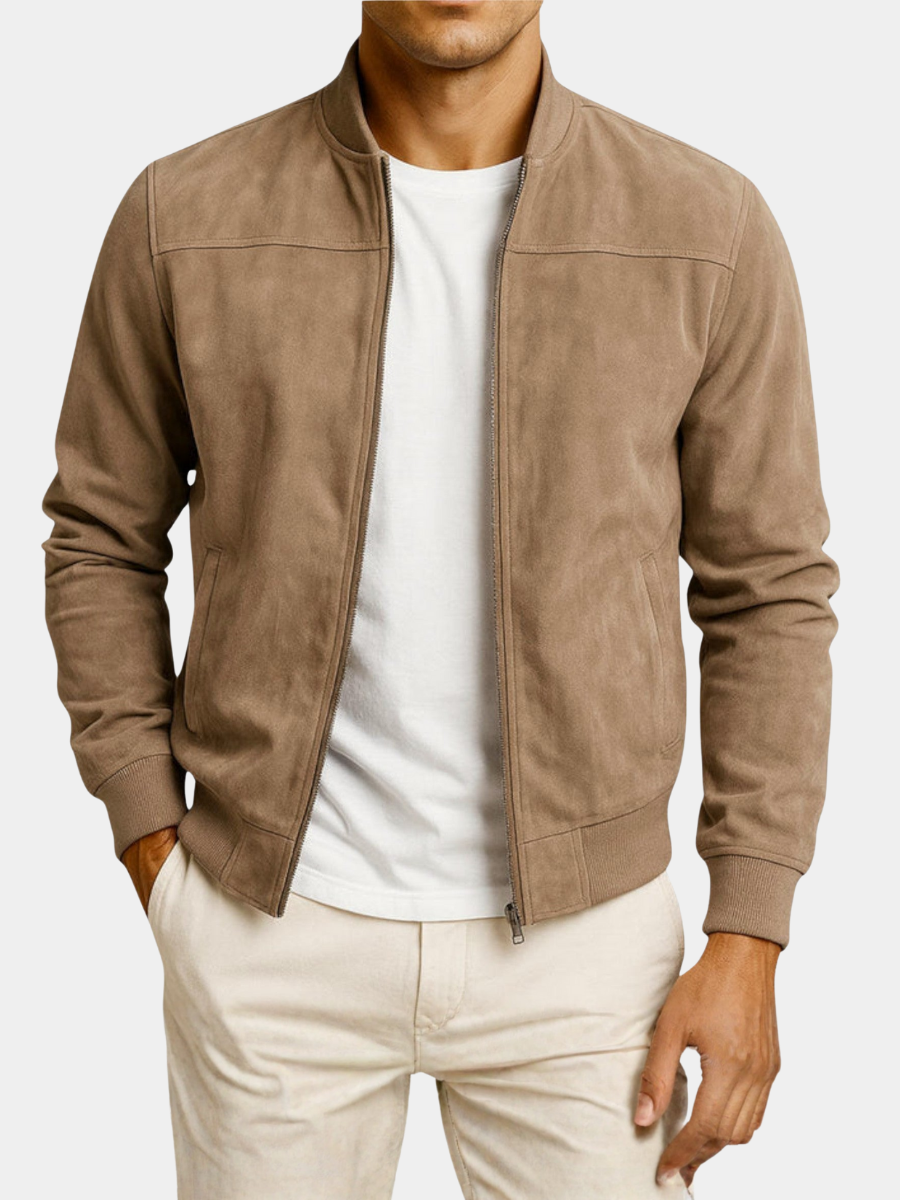 JAMES | SUEDE BOMBER JACKET