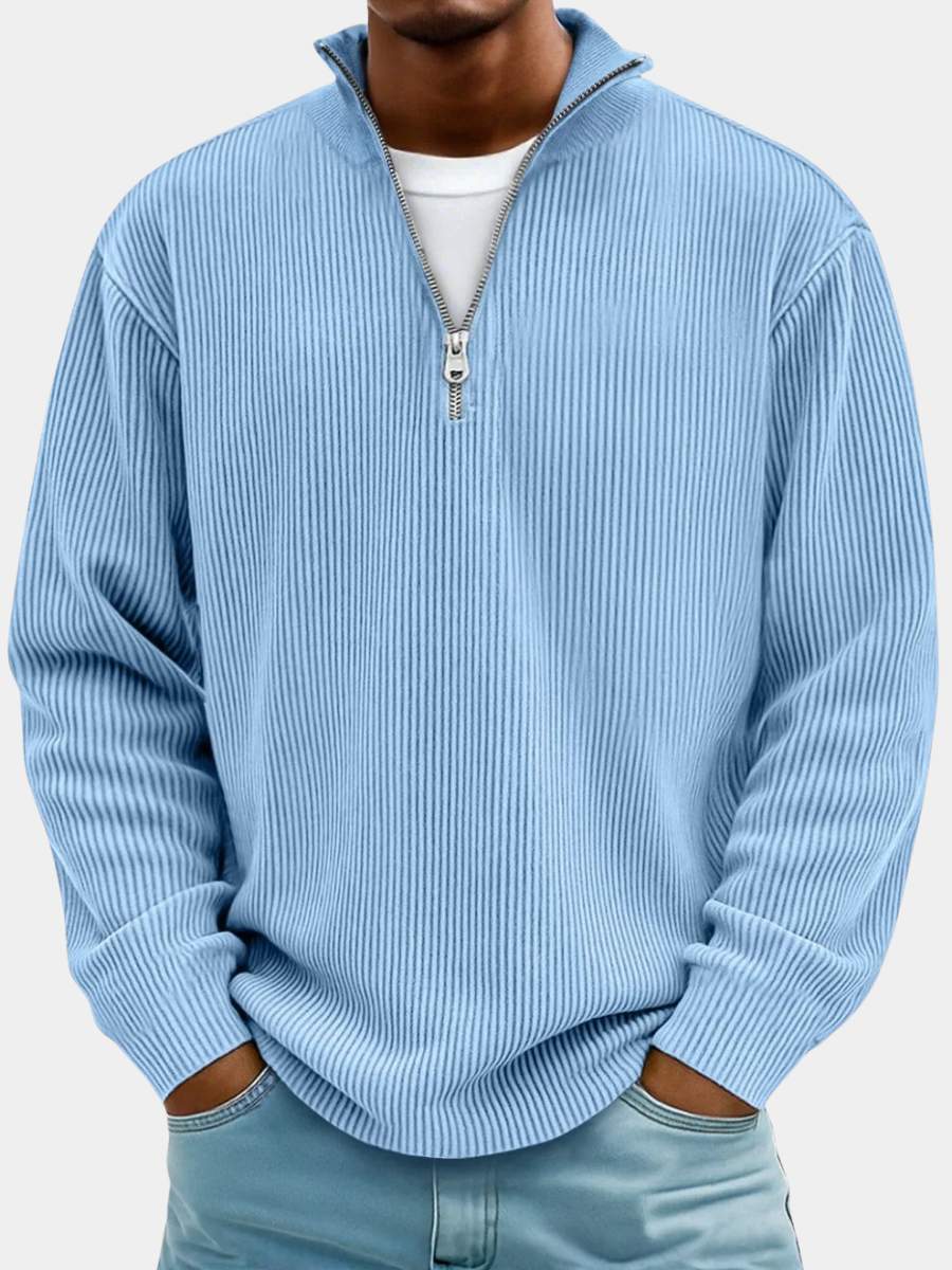 JAMES™ | HALF ZIP SWEATER