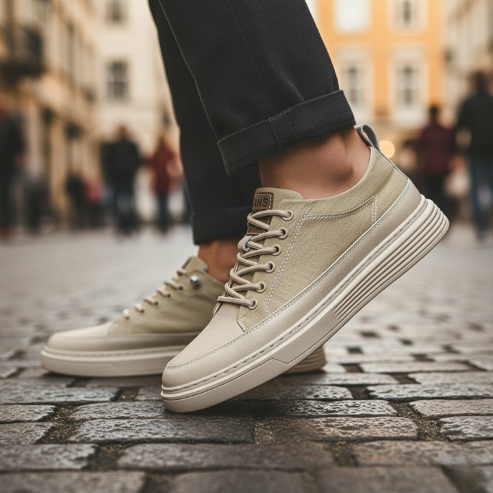 JAMES™ | MENS LEATHER SNEAKERS