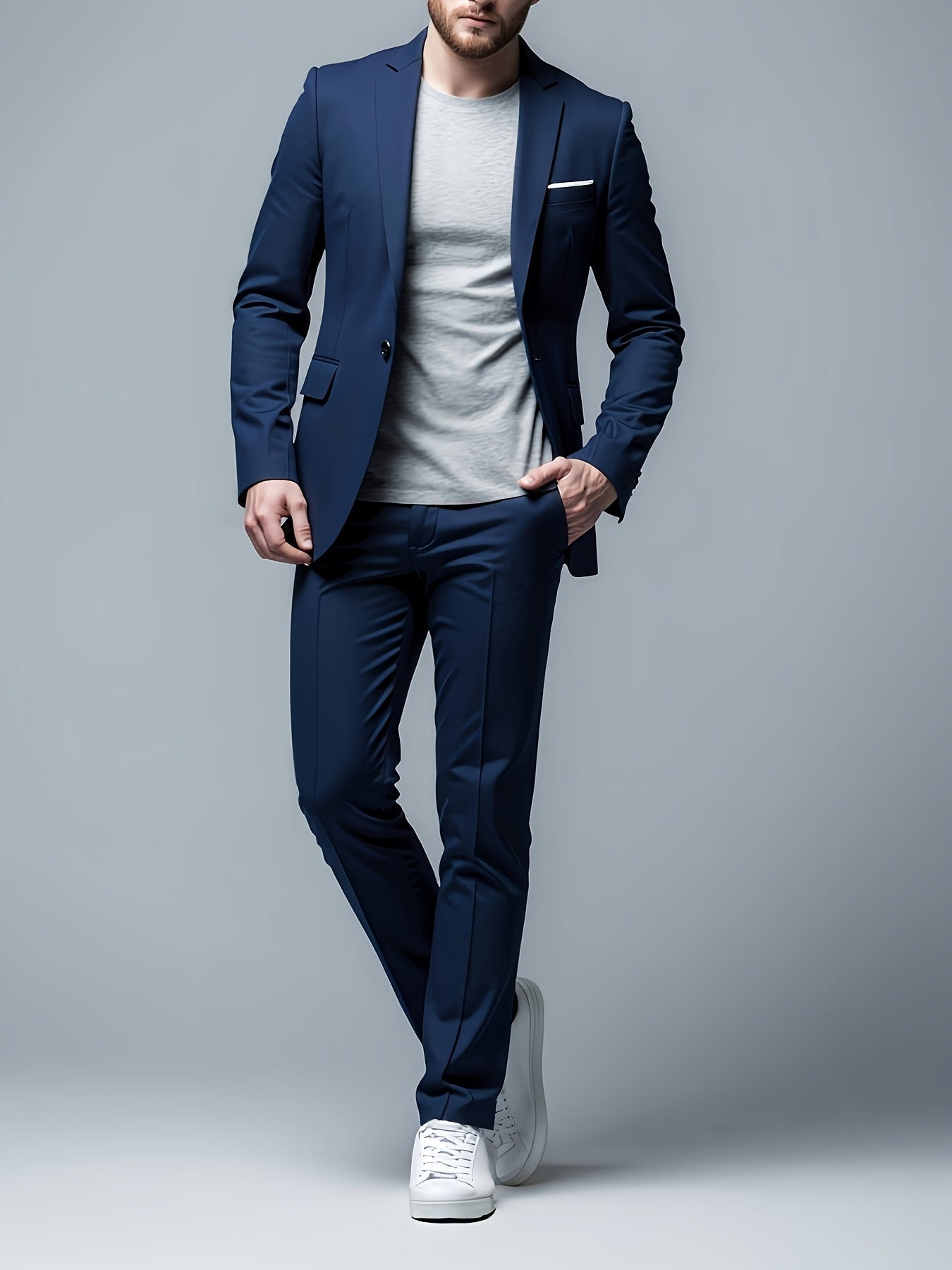 JAMES™ | Men's Stretch Two-Button Suit