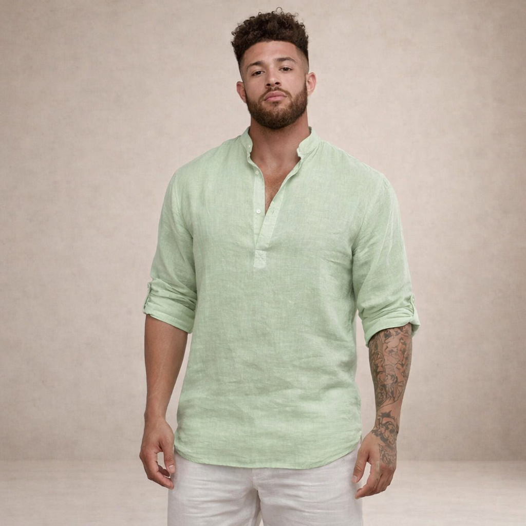 JAMES™ | Stand Collar Shirt